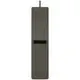 Wandmontierte Armatur in Magnetic Grey, hergestellt von Ideal Standard. Schlichte, rechteckige Form mit Ausladung, geeignet für verschiedene Anwendungsbereiche.